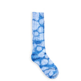 Dyed Cloud Logo Socks Blue