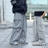 Second Cargo Wide Pants (Gray)