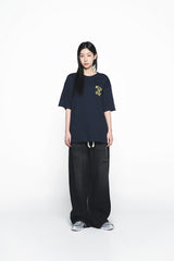 25SS インクスタンプロゴショートスリーブTシャツ ダークネイビー