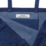 Big tote bag - Blue denim