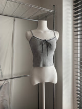 Ribbon lace sleeveless (3 colors)