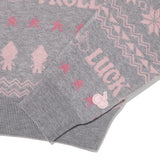 TROLLS JACQUARD KNIT - MELANGE GRAY