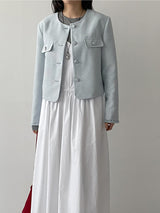 Seasoning Tweed Short Jacket