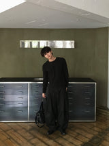 Lemaire Striped Curved Pants