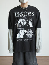 ISSUES レイヤードオーバーロングスリーブティー 3C