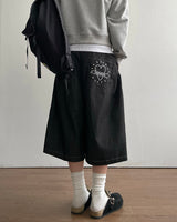 Symbol Bermuda Denim Pants
