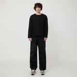 パラシュートコットンパンツ BLACK