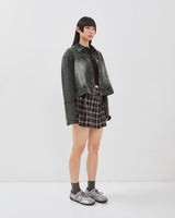 Dami Tartan Pleats Mini Skirt