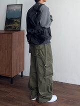 Track Utility Cargo Pants (3color) (No.999)