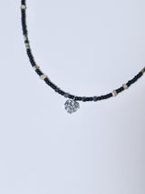 Rattan antique heart  beads necklace