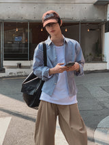コア ベーシック Uネック ロングスリーブ Tシャツ