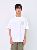 2025 テンプスシグネチャーロゴTシャツ (リラックスフィット)_ホワイト