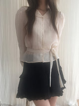 Sailor scarf blouse