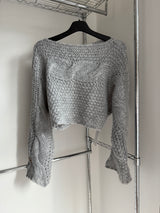 Boat Neck Knitwear (4 colors)