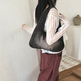 Roto vintage cut washed denim shoulder bag