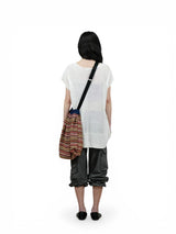 KNIT REVERSIBLE BAG (RED)