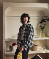 Country crop check shirt