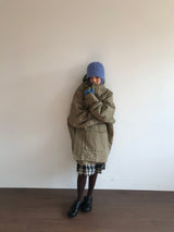 Shearling Overfit Cotton Field Jacket (2 Colors)