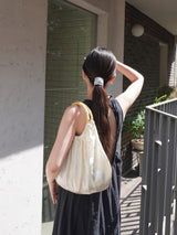 Glow Bamboo Handle Bag - Lime