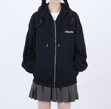 LOGO hood zip-up 3color