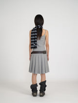 PLEATS MIDI ONE-PIECE (GREY)