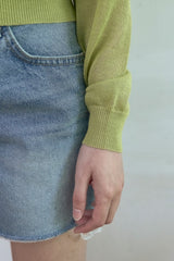 Sorbet Button Cardigan [Olive]
