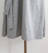 Peta Roll-Up Cap Sleeves Flare Tie Long One Piece