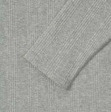 ジレオン ハーフジップ リブ ロングスリーブTシャツ