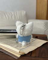 BIG CAT KEY-RING / WHITE