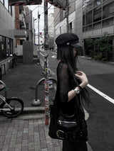 y2k belt motor shoulder bag