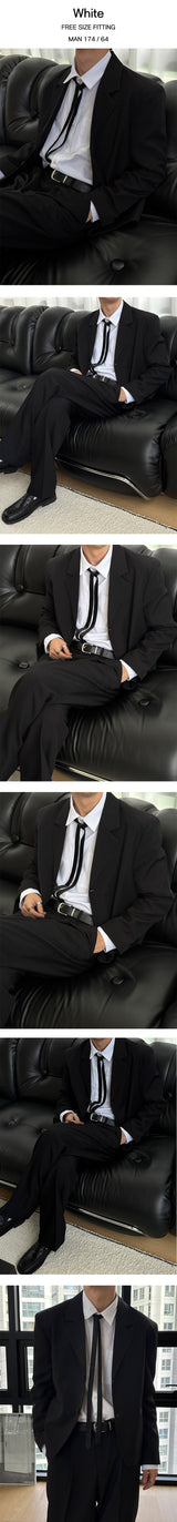[4SEASON] Basic semi クロップ コットンシャツ(6color)