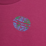 アースサークルロゴTシャツ - PLUM