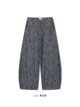 Oki Striped Wide Denim