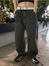 [Unisex] エイジングカーペンダー ワイドパンツ(3color)