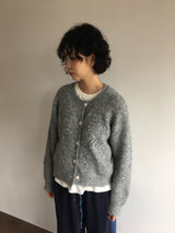 フラッフィーアップリケカーディガン (3color)