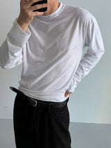 Basic crop long sleeves(4color)