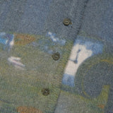 COLLECTION VINTAGE PRINTED CARDIGAN [GREEN]
