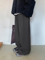 26SS★ [BAONHAUS] ベルンコットンストレートバンディングパンツ
