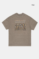 カースメニークロスピグメントオーバーTシャツ
