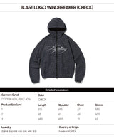 Blast Logo Windbreaker (Check)