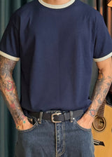 Waffle-Knit Short-Sleeve T 4COLOR