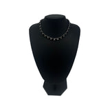 ベルベットチェーンネックレス [black]