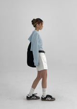 [B-DENIM] COTTON SHORTS 026