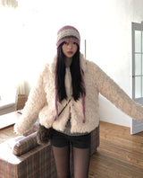 Dewy Mixed Earflap Beanie