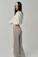 Bright Beginning Track Pants, Gray