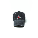 EMBROIDERY BALL CAP / BLACK DENIM