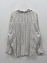 Block Stripe Loose Fit Shirt