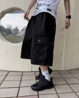 Aver Eyelet Cargo Bermuda Pants