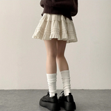ラッフルレースミニスカート