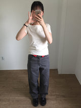 Pigmented Cotton Twill Pants (3color)